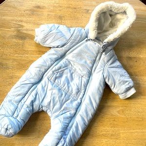 Minoti Baby Winter Warmer Jumpsuit/Puffer snowsuit 0-3 month